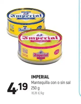 Coviran Imperial Mantequilla Con o Sin Sal 250g oferta