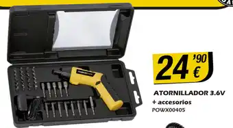 Ideal Bricolaje Atornillador 3.6V + accesorios POWX00405 oferta