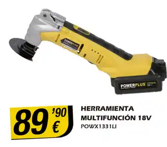 Ideal Bricolaje Herramienta Multifunción 18V POWX1331L1 oferta