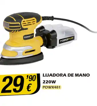 Ideal Bricolaje Lijadora De Mano 220W POWX481 oferta