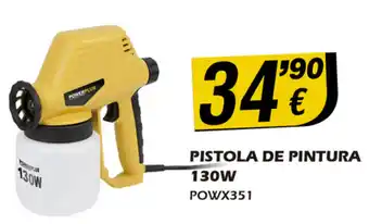Ideal Bricolaje Pistola De Pintura 130W POWX351 oferta
