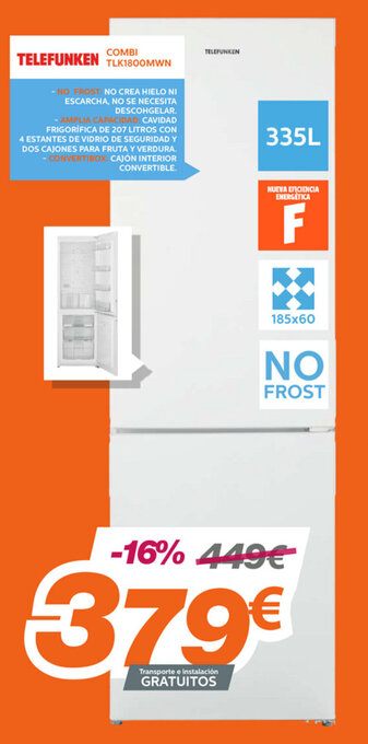 Pascual Martí Telefunken Combi TLK1800MWN oferta