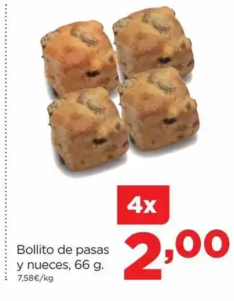 Alimerka Bollos de pasas y nueces oferta