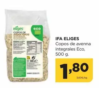 Alimerka Copos de avena ifa eliges oferta