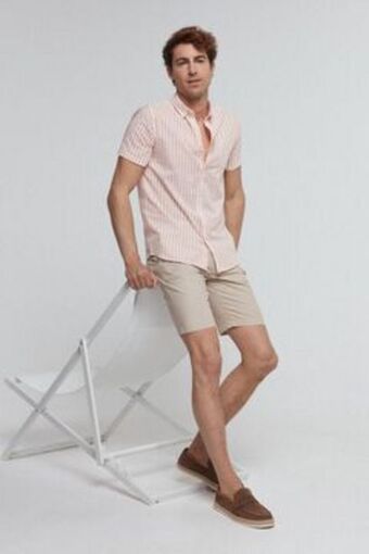 Fifty Factory Bermuda lisa lino oferta