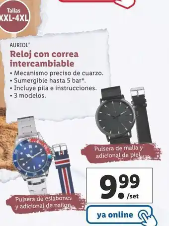 Lidl Reloj pulsómetro auriol oferta