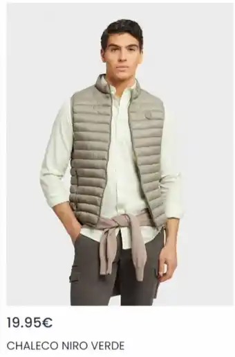 Álvaro Moreno Chaleco niro verde oferta