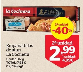 La Sirena Empanadillas de atún la cocinera oferta