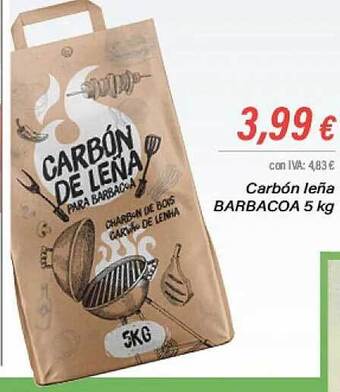 Cash Ifa Carbón leña barbacoa oferta