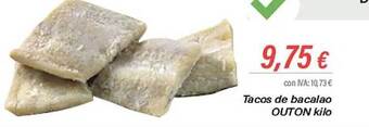 Cash Ifa Tacos de bacalao outon kilo oferta