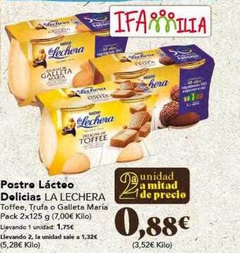 Gadis Postre lácteo delicias la lechera oferta