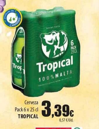 SPAR Lanzarote Cerveza tropical oferta