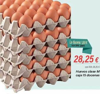 Cash Ifa Huevos clase m caja 15 docenas oferta