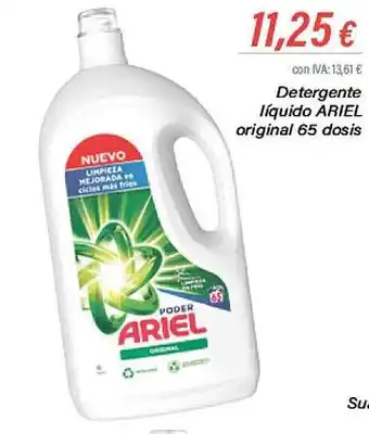 Cash Ifa Detergente liquido ariel original oferta