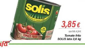 Cash Ifa Tomate frito solis oferta