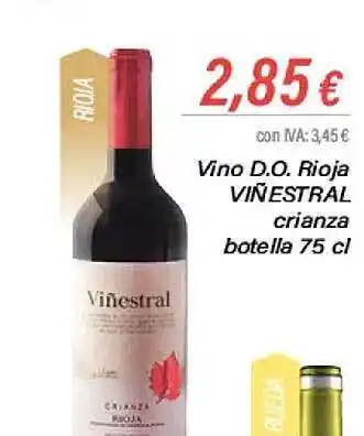 Cash Ifa Vino d.o. rioja viñestral crianza oferta