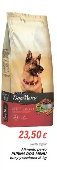 Cash Ifa Alimento perro purina dog menu buey y verduras oferta