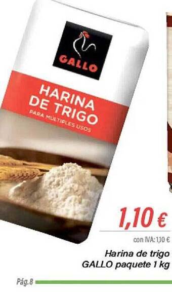 Cash Ifa Harina de trigo gallo oferta