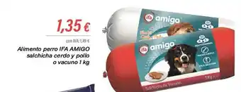 Cash Ifa Alimento perro ifa amigo salchicha cerdo y pollo o vacuno oferta
