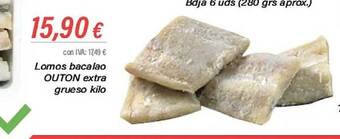 Cash Ifa Lomos bacalao outon extra grueso oferta