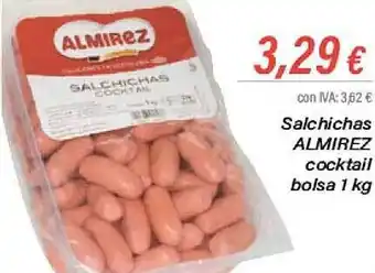 Cash Ifa Salchichas almirez cocktail oferta