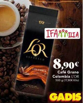 Gadis Café grano colombia l'or oferta