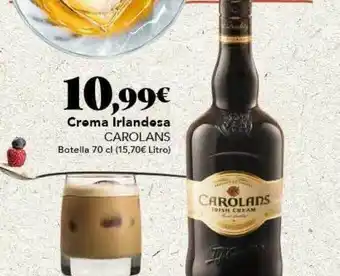 Gadis Crema irlandesa carolans oferta