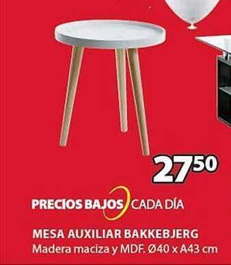 JYSK Mesa auxiliar bakkebjerg oferta