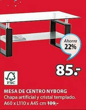 JYSK Mesa de centro nyborg oferta