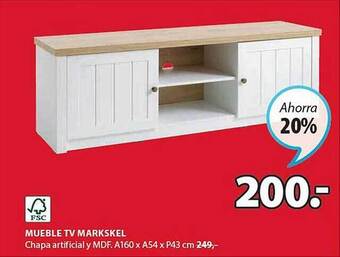 JYSK Mueble tv markskel oferta