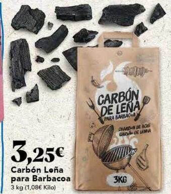 Gadis Carbón leña para barbacoa oferta