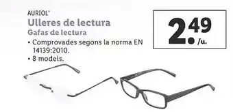 Lidl Auriol gafas de lectura oferta