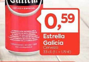 Suma Supermercados Estrella galicia cerveza oferta