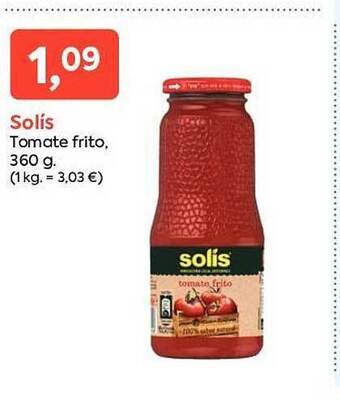 Suma Supermercados Solís tomate frito oferta
