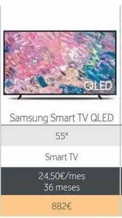 Vodafone Samsung smart tv qled oferta