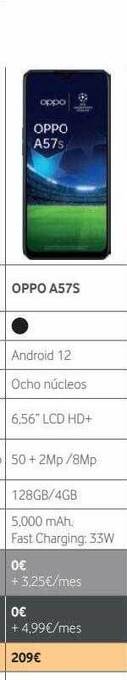 Vodafone Oppo a57s oferta