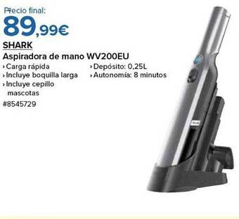 Costco Shark aspiradora de mano wv200eu oferta