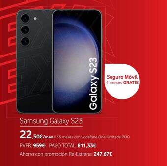 Vodafone Samsung galaxy s23 oferta
