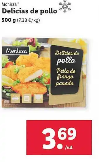 Lidl Monissa delicias de pollo oferta