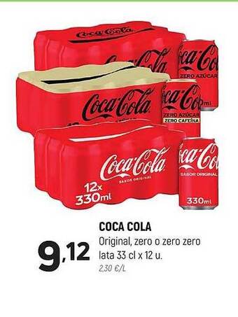 Coviran Coca cola original, zero o zero zero oferta
