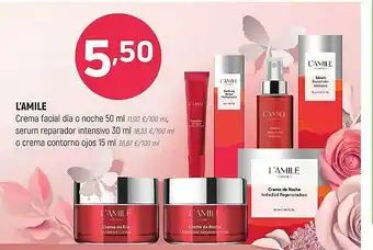 Coviran L'amie crema facial dia o noche serum reparador intensivo o crema contorno ojos oferta