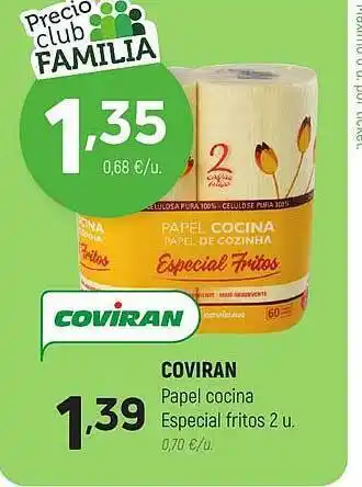 Coviran Coviran papel cocina especial fritos oferta