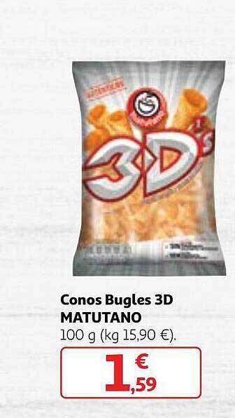 Alcampo Conos bugles 3d matutano oferta