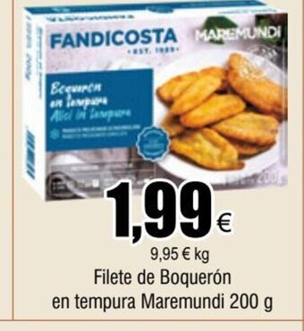 FROIZ Filete de Boquerón en Tempura Maremundi 200 g oferta