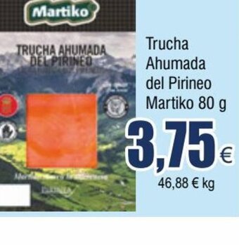 FROIZ Trucha Ahumada del Pirineo Martiko 80 g oferta