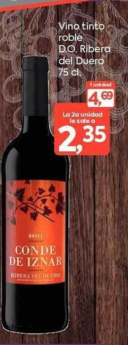 Suma Supermercados Vino tinto roble d.o. ribera del duero oferta