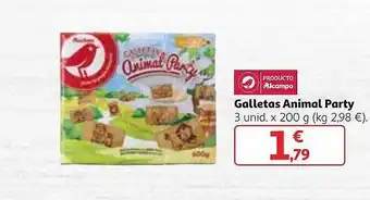 Alcampo Galletas animal party 3 oferta