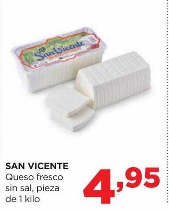 Alimerka San vicente queso fresco sin sal oferta