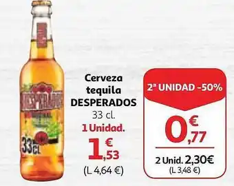 Alcampo Cerveza tequila desperados oferta