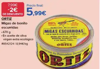 Costco Ortiz migas de bonito escurridas oferta